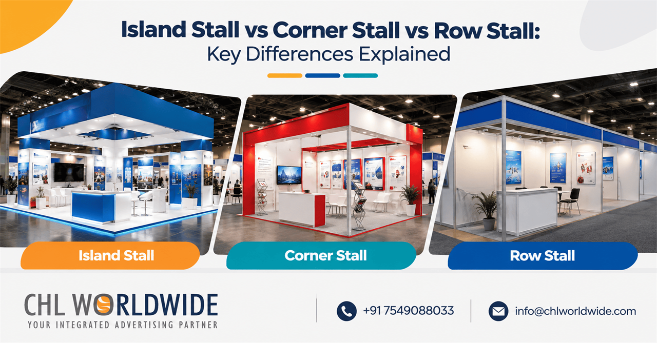 Island Stall vs Corner Stall vs Row Stall: Key Differences Explained